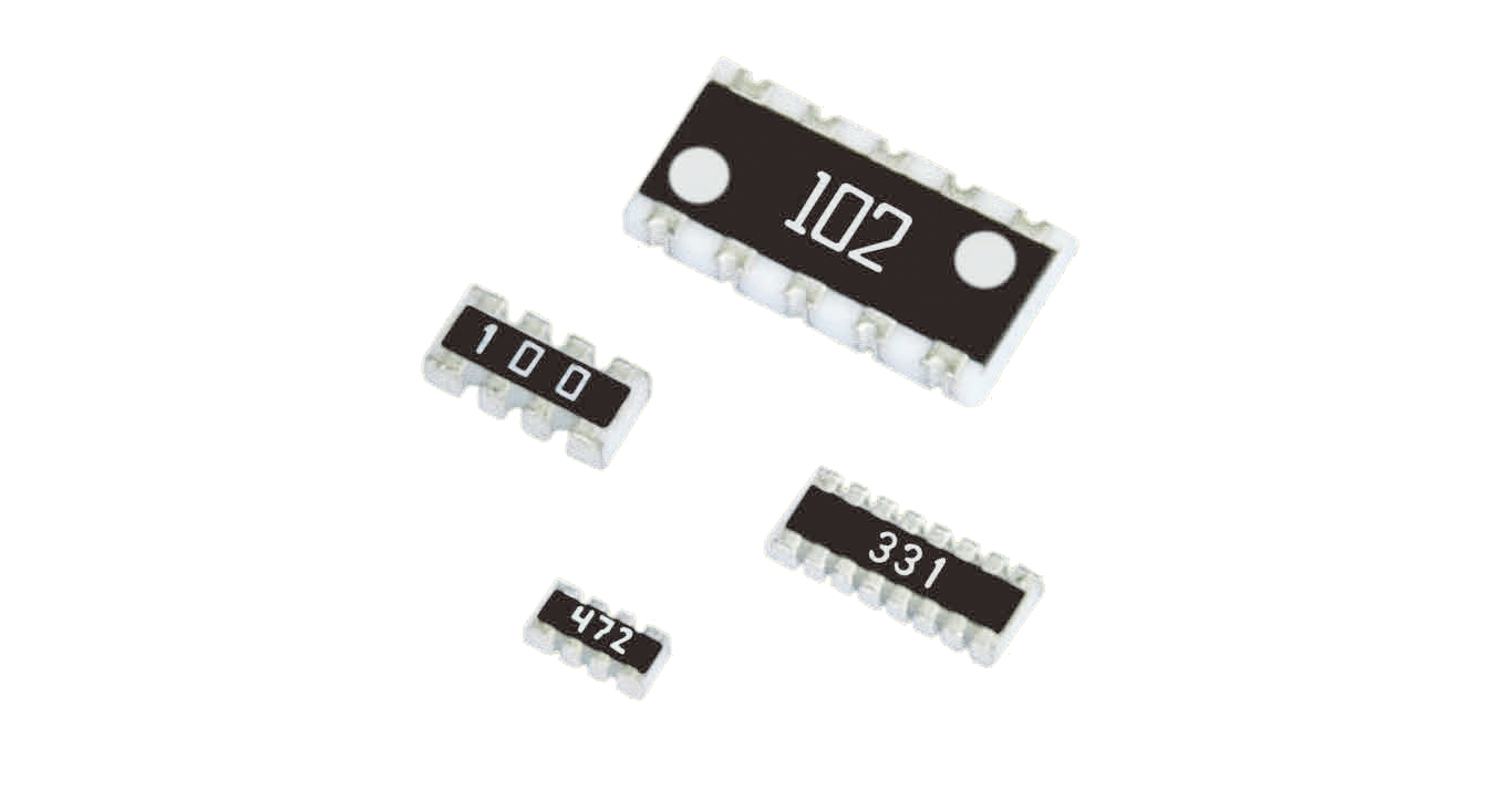 RNK型有、无失效率等级的表面安装膜固定电阻网络