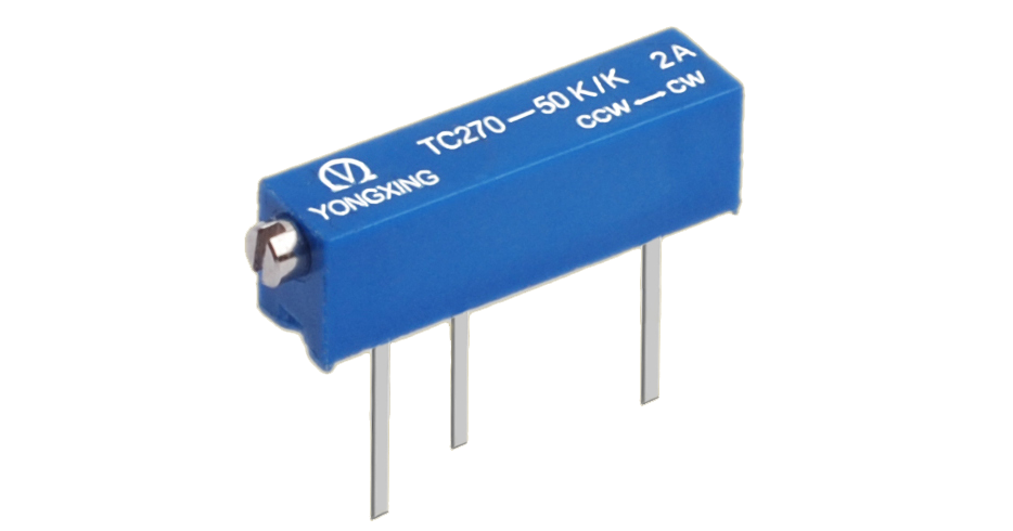 TC270系列矩形螺杆驱动玻璃釉预调电位器